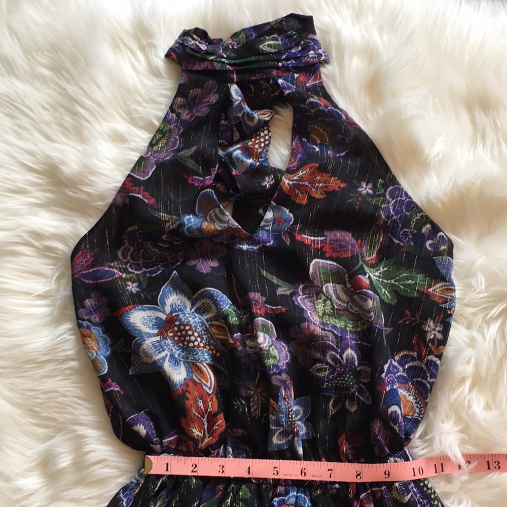 Show Me Your Mumu Karolina Collar Halter Maxi Dress - in City Nights Glimmer - Picture 7 of 14